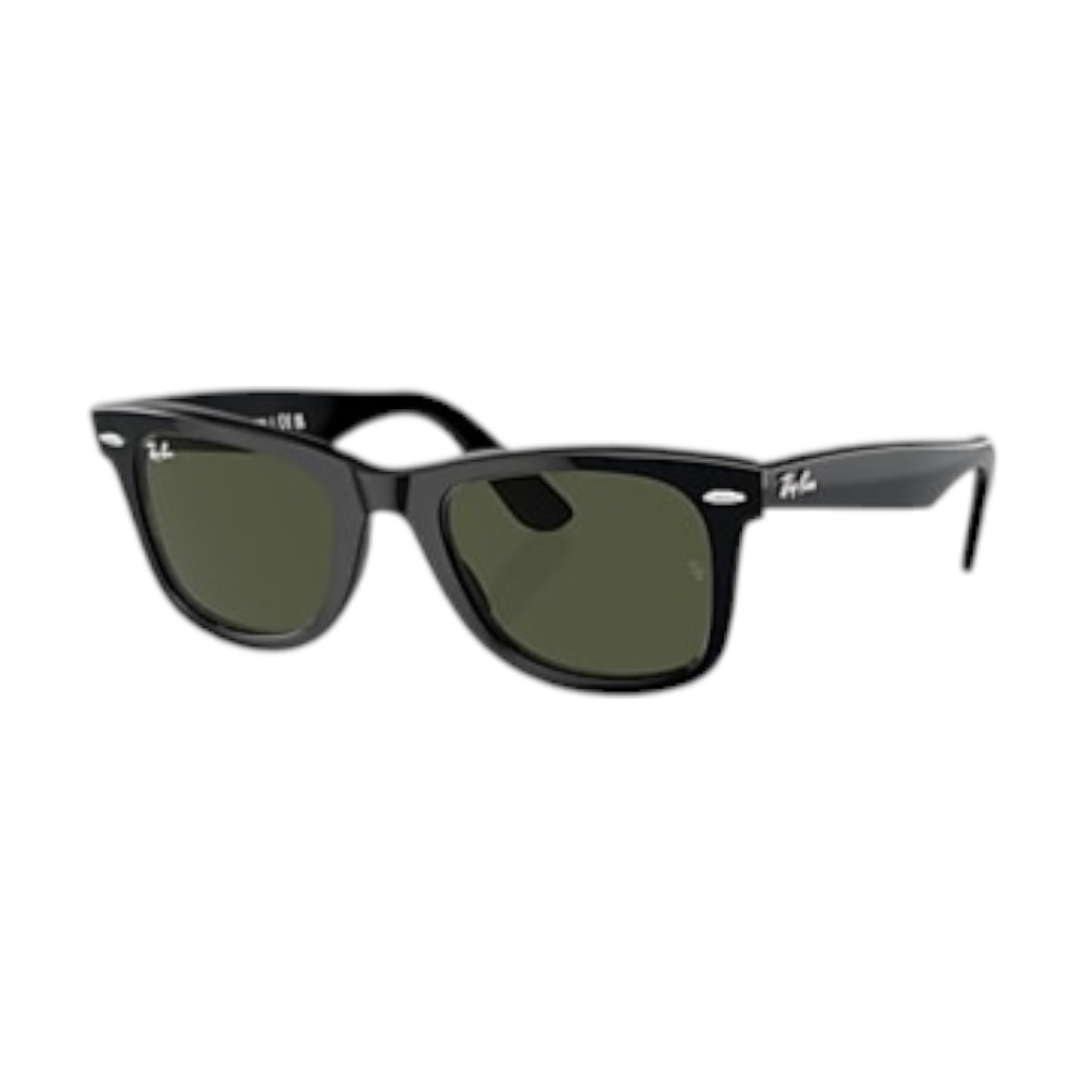 Lentes de sol VELO Wayfarer, modelo clásico negro